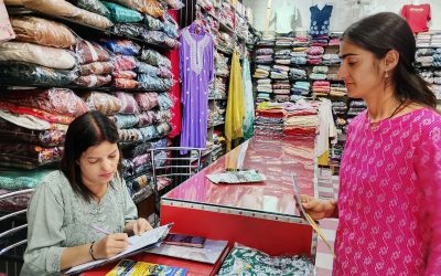 Gandhi Nagar Market Outreach: Spreading Awareness About Aash Child Development Center