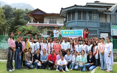 44 Nursing Students from Chamunda Institute of Medical Sciences and Nursing College Visit Aash Child Development Center